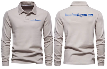 AER BOSTON AIRPORT LONG SLEEVE POLO